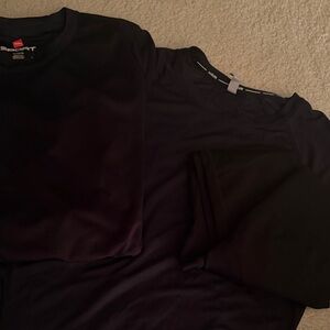 Under Armour Women's Black Short Sleeve, Tee, legging bundle